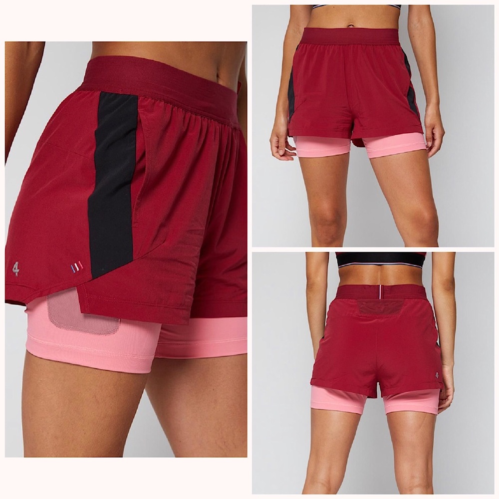 Fourlaps Command Running Tennis Layered Shorts - image 1